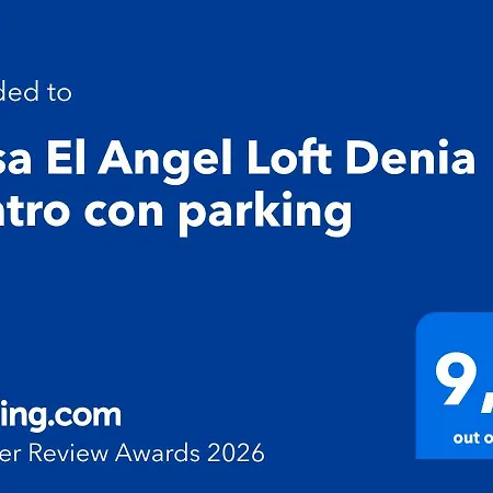 Casa El Angel Loft Centro Con Parking Appartamento Dénia